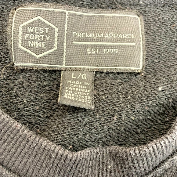 WEST 49- Men’s Good Vibes Sweat shirt- Large - Picture 3 of 3